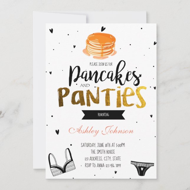 Pancakes und Slipanerie Karte (Vorderseite)