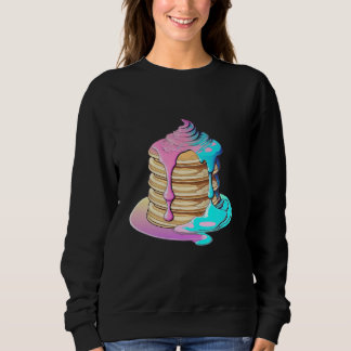 Pancakes Vaporwave Retrowave Aesthetic Sweatshirt