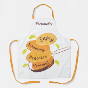 Pancakes Yummy Quote Frühstück Kochen Schürze