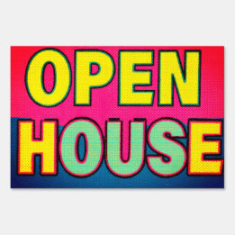 Pancarte Connexion Retro Open House pour les revendeurs