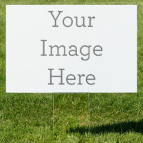 Pancarte Create Your Own Large Rectangle Yard Sign