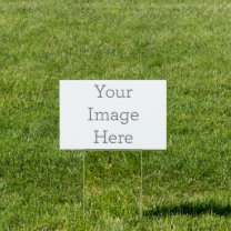 Pancarte Create Your Own Rectangle 24" x 36" Yard Sign