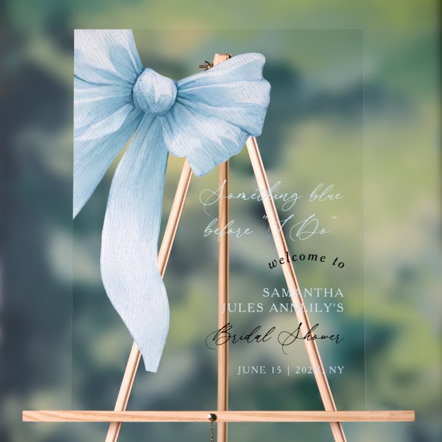 Pancarte de bienvenue pour une fête prénuptiale av (Neutre)