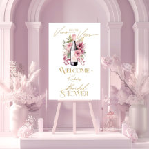 Pancarte de bienvenue Vino avant les vœux : Enterr