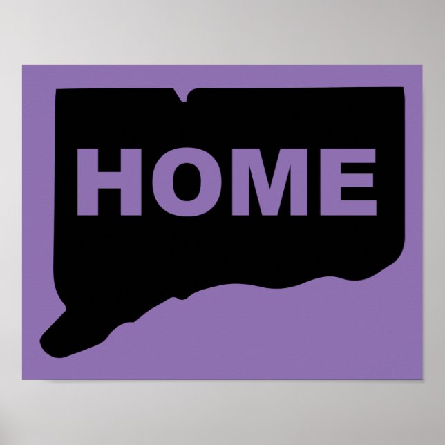 Pancarte de poster d'une maison du Connecticut à l (Devant)