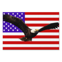 Drapeau américain avec aigle USA