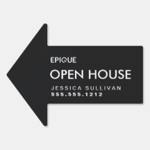 Flèche directionnelle Open House 18x24