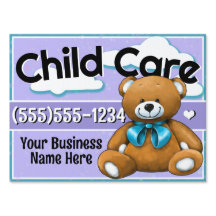 Garderie de jour Teddy Bear violet