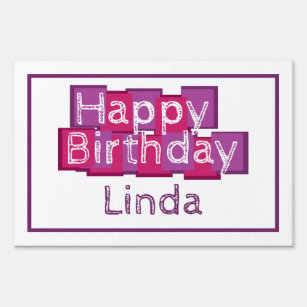 Articles Joyeux Anniversaire Linda De Maison Decoration Zazzle Ch