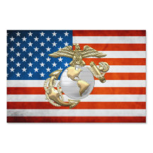 USMC Eagle, Globe & Ancre (EGA) [3D]