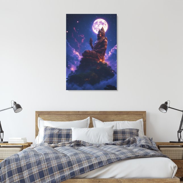 Pancer Jagat (Center of the Universe/World) Leinwanddruck (Insitu (Schlafzimmer))