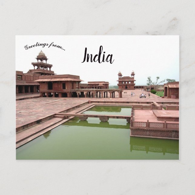 Panch Mahal Fatehpur Sikri Uttar Pradesh Indien Postkarte (Vorderseite)