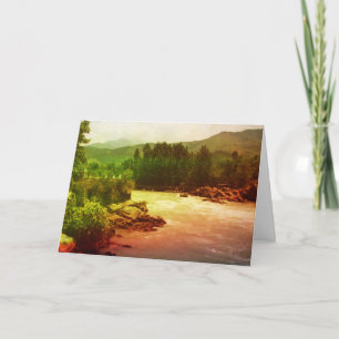 Panch Tatva: Himmel-Erdwind-Wasser-Feuer Karte