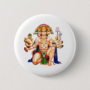 Panchmukhi Hanuman ji Button