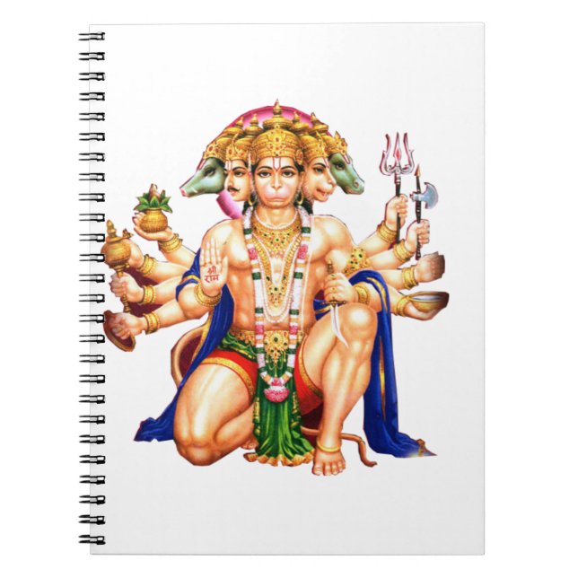 Panchmukhi Hanuman ji Notizblock (Vorderseite)