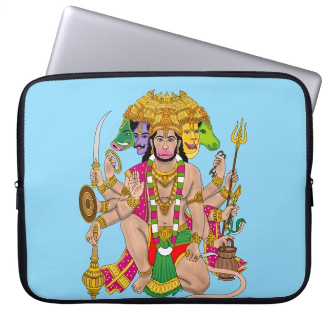 Panchmukhi Hanuman Laptop Cover  (Vorderseite)