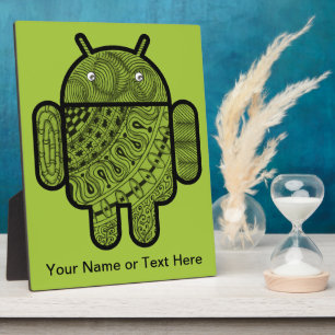 Pancho Doodle Character for the Android™ robot Fotoplatte