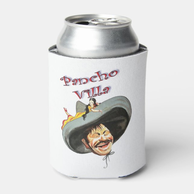 Pancho Villa 🔥 mexikanischer Held General Dosenkühler (Kanne Vorderseite)