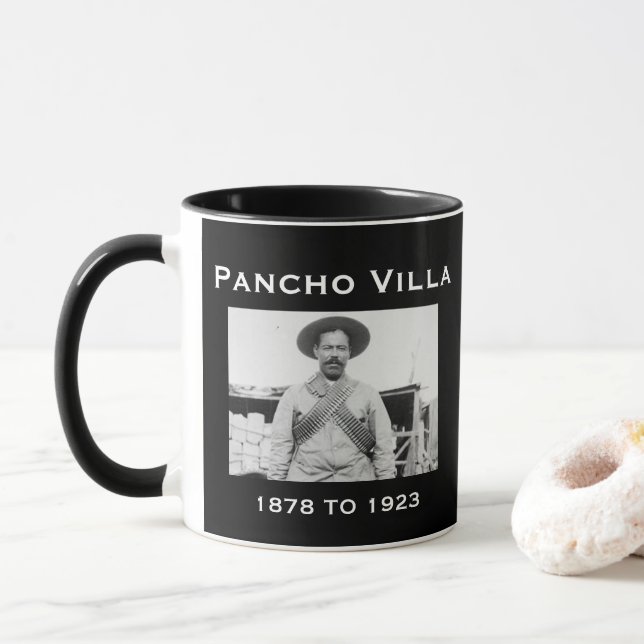 Pancho Villa of Mexico Portrait Tasse (Mit Donut)