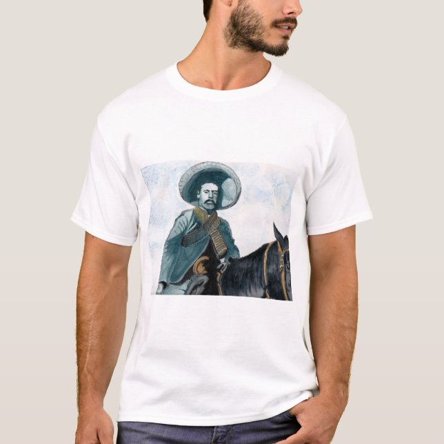 Pancho Villa Watercolor T-Shirt (Vorderseite)