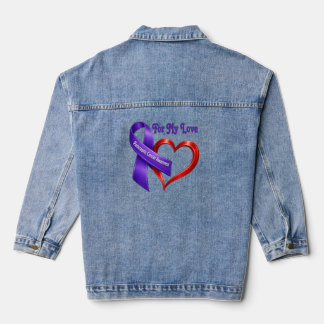 Pancreatic Awareness Denimjacke Jeansjacke