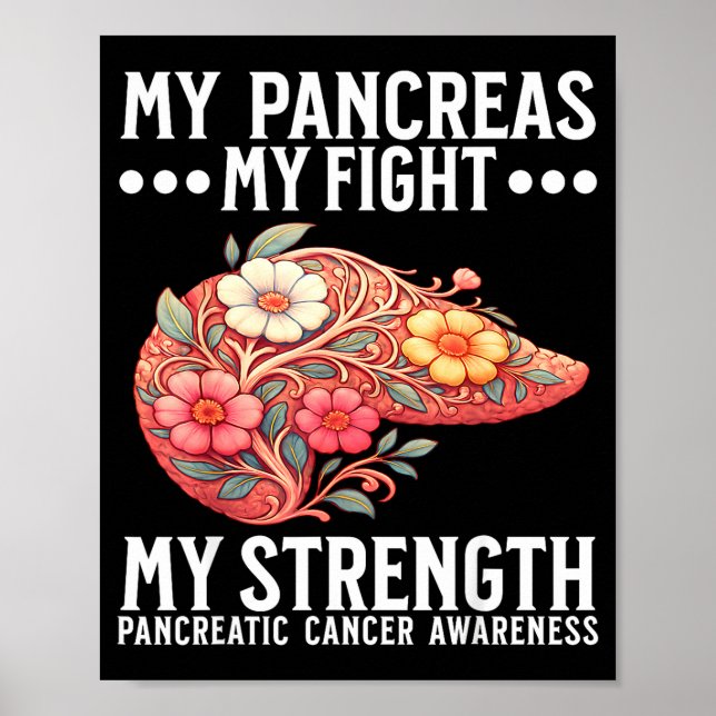 Pancreatic Cancer Awareness Pancreatic Cancer  Poster (Vorne)