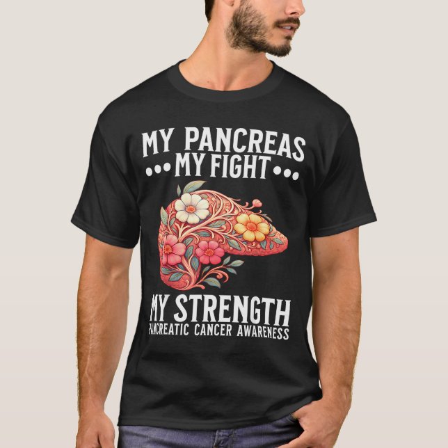 Pancreatic Cancer Awareness Pancreatic Cancer  T-Shirt (Vorderseite)