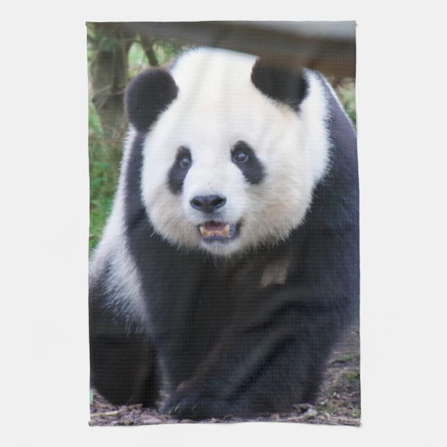 Panda_20190301_by_JAMFoto Geschirrtuch (Vertikal)
