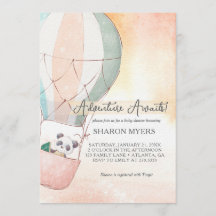 Panda-Abenteuer wartet Baby Shower