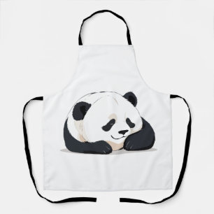 Panda Adorable Süße Tier Schlafen Entspannung Ruhe Schürze