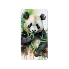 PANDA ADRESSAUFKLEBER