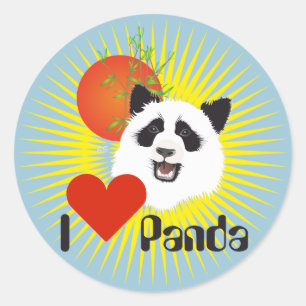 Panda (Ailuropoda melanoleuca) Aufkleber