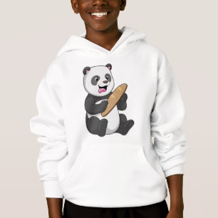 Panda als Baker mit Brot Hoodie