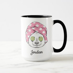 Panda am Wellness-Center   addieren Ihren Namen Tasse