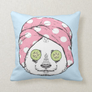 Panda am Wellness-Center Kissen