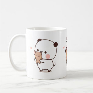 Panda and Brownie Bear Couple Kaffeetasse