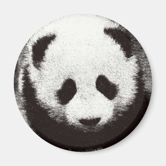Panda Artwork Magnet (Vorne)