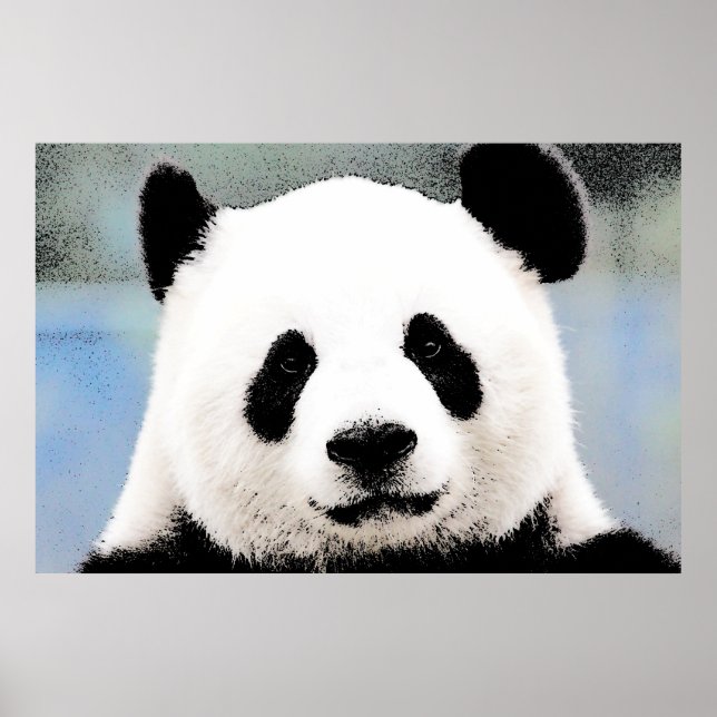 Panda Artwork Poster (Vorne)