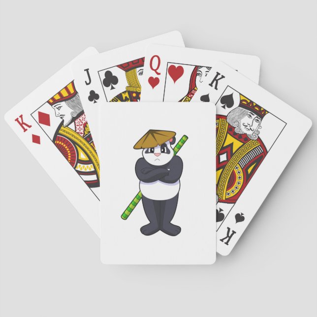Panda at Stick fight Martial arts.PNG Spielkarten (Rückseite)