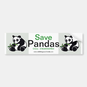 Panda - Autoaufkleber