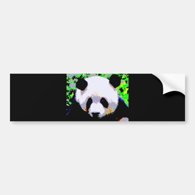 Panda Autoaufkleber (Vorne)