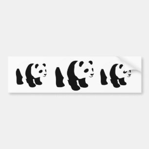 Panda Autoaufkleber