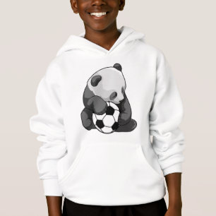Panda avec ballon de football