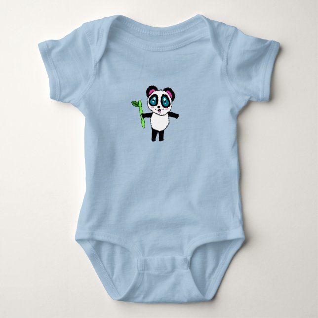 Panda Baby Top (Vorderseite)