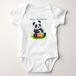 Panda Baby's First Osterfest Baby Strampler