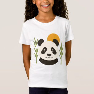 Panda Bambus Kinder T-Shirt
