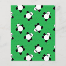 Panda-Bär auf Gras