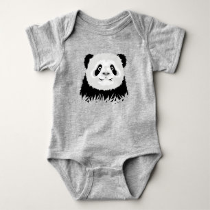 Panda Bär Baby Strampler