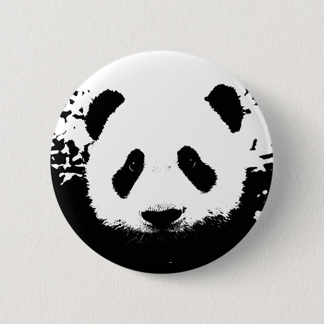 Panda Bär Button (Vorderseite)