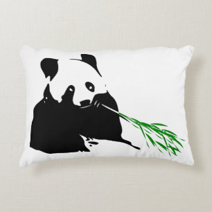 Panda-Bär-Design. Zierkissen